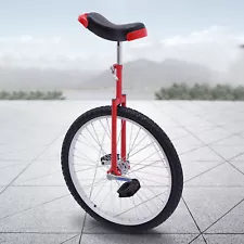 24inch Unicycle with Thickened steel pipe adjustable seat Sports Wheel Unicycle