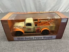 New old stock 2011 ERTL Collectables 1946 Dodge Power Wagon tow truck 1/25