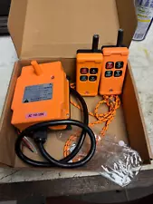 4 Key Electric Wireless Cordless Crane Radio Hoist Remote Control HS-4 1 Speed