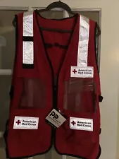 American Red Cross Disaster Relief Vest pockets precision kit promotions