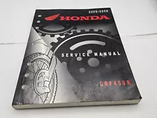 2006 2005 Honda CRF450R Shop Service Repair Manual Dirt Bike Factory OEM