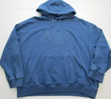 Mens XXL Gap X Dap Harlem Indigo blue hoodie sweatshirt