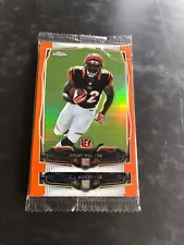 2014 Topps Chrome Orange Refractor Unopened 3 Card Pack RC See Pics CJ Mosley