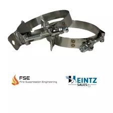 FSE 905-1400 Fire Suppression Engineering 4" Mounting Clamps/Bracket 5lb bottles