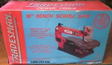 Tradesman 16-in. bench scroll saw NEW