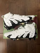 Nike Diamond Turf 96 TD Football Cleats HJ3360-100 White Black Gold Men Size 8.5