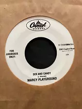 MARCY PLAYGROUND "Sex And Candy & Ancient Walls Of Flowers" For Juke Box Play