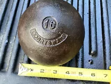 Sportsways Shot Put~ 16 lbs~ Pounds~ Vintage Cast Iron Ball~ Shotput