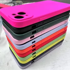 Case For iPhone 13 Pro Max Mini 15 14 12 11 XR X 8 7 SE 6 Silicone Shockproof