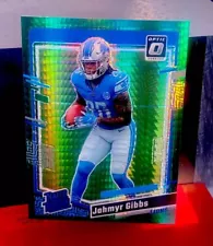 JAHMYR GIBBS 16 ROOKIE CARD LOTðMUST SEE-OPTIC GREEN HYPER SP-WOWð¥LIONS X16