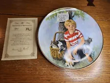 John McClelland The World of Children 10.5" Collector Plate - "Kittens for Sale"