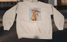 Lady Gaga “Joanne” Official Merch - Album Cover Crewneck Sweatshirt Pink Hat M