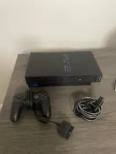 PlayStation 2 Black SCPH-50000 Console Tested Controller Include SSX TRICKY Game