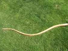 Vintage Scythe, Hay Sickle, "Grim Reaper", Long Wood Handle Only, 58 3/4" Tall