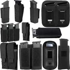 Magazine Pouch 9mm .40 .45 .380 .357 GLOCK for Any 7 10 15 Round Clip All Pistol