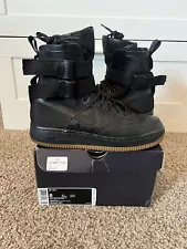 Nike SF Special Forces Air Force 1 Mens Size 8M Black