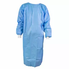 SMS Waxed Sterile Disposable Level 3 Surgical Gown, With Fabric Cuff