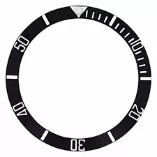 BEZEL INSERT CERAMIC FOR INVICTA PRO DIVER 8926OB 9937 9937OB ENGRAVED # BLACK