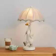 Handcrafted Darcy Resin Duck Table Lamp Fun Character Hand-Painted Finish M23