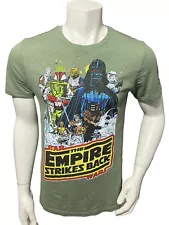 Star Wars The Empire Strikes Back Adult Medium Retro Poster Design Graphic Shirt