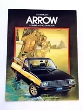 1979 Plymouth Arrow Pickup Truck Original Mitsubishi Sales Brochure Catalog