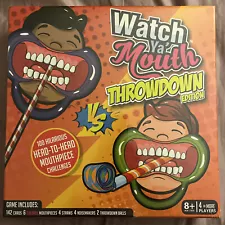 NEW SEALED BUFFALO GAMES "WATCH YA MOUTH THROWDOWN" EDITION BOARD GAME