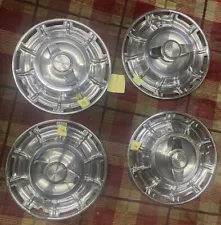 4 Corvette Hub Caps 1959-62 C 1, NCRS, Driver quality.