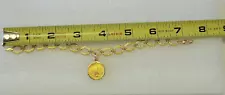 2001 1/10 Ounce U.S 5 Dollar Gold Liberty Coin Jewelry Bracelet