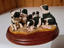 Border Fine Arts "Collie Pups For Sale" JH67 Anne Wall - Near Mint