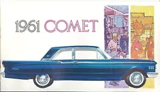 1961 Mercury Comet Full Line NOS Deluxe Sales Brochure