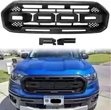 Raptor Style For Ford Ranger Auto Parts Grille 19-23 with LED Light Front Grille (For: Ford Ranger)