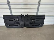 2010-2013 Chevy Silverado GMC SIERRA Black FRONT DOOR PANELs Left Right II