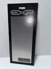 1982 Ford EXP Explorer Exterior Colors Sales Standard Colors TU-TONES METALLIC