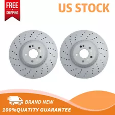 For Mercedes S Class S550 S550e Front Brake Rotors Hot Sales US Stock (For: 2017 Mercedes-Benz S550)