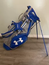 Under Armour UA Storm Match Play Stand Golf Bag Light Blue/Grey Sun Mountain