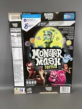 Monster Mash Remix Cereal Box GM Chocula Carmella Monster Empty Box 2023