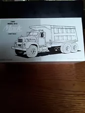 First gear 1960 Model B61 Mack dump Truck, Only Opened to Photograph