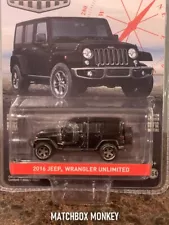 Greenlight 70th Anniversary 2016 Jeep Wrangler Unlimited Black 4 Door JK NEW