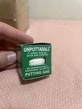 Genuine Trick Golf Ball Unputtaball for Putting Only Putting Gag for Laughs