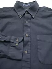 Pendleton SIR PENDLETON Men's Button Front 100% Wool (M) Grayish Blue L/S Shirt