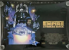 Empire Strikes Back Original Quad Movie Poster 1997 Special Edition RR Star Wars