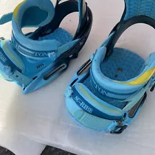 Burton Scribe EST Snowboard Bindings Blue Womens Sz Large