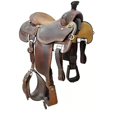 Used 14.5" Martin Calf Roping Saddle Code: C14MARTINJB12FL