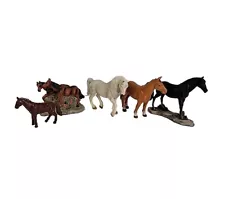 Lot Of 5 Horses Three 4" Two 3" Heartland