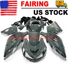 Gray Bodywork Fairing Kit For Kawasaki Ninja ZX14R ZX-14R ZX1400 2012-2022