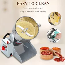 Wixkix Wheat Grinder for Making Flour Sharp Blades Grain Mill Machine Nuts 800g