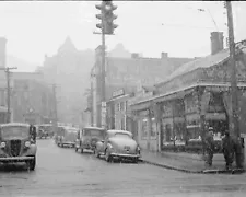 Parkersburg, West Virginia Car & Street Scene Vintage Old Photo 8.5x11 Reprints