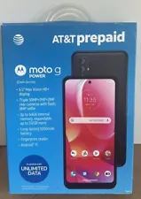 BRAND NEW SEALED AT&T Prepaid Motorola Moto G Power 64GB Black FAST SHIPPING