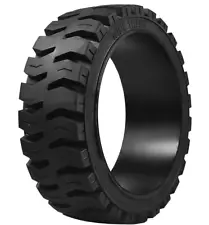 18X5X12-1/8 tires Wide Track solid forklift press-on black traction tire 18512