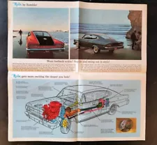 1965 AMC American Motors Marlin Sales Brochure Dealer Advertising Catalog Poster